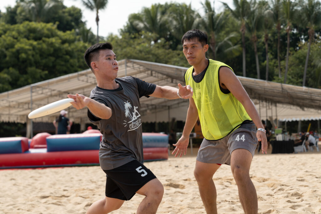 SITizens in action for Captain’s Ball, Frisbee, and Futsal.