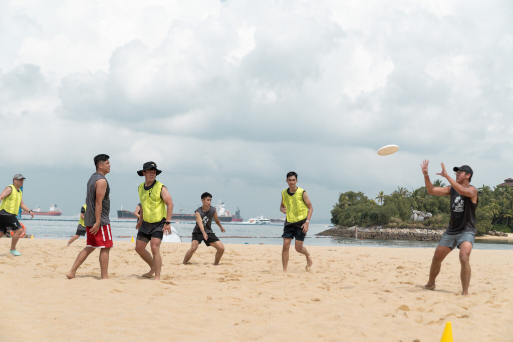 SITizens in action for Captain’s Ball, Frisbee, and Futsal.