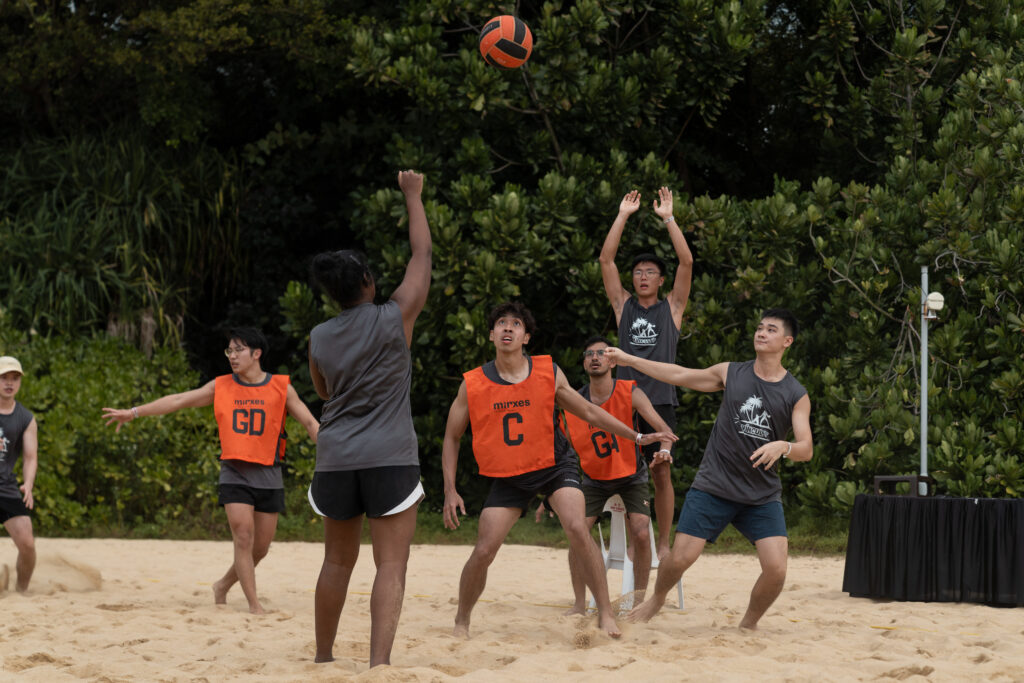 SITizens in action for Captain’s Ball, Frisbee, and Futsal.