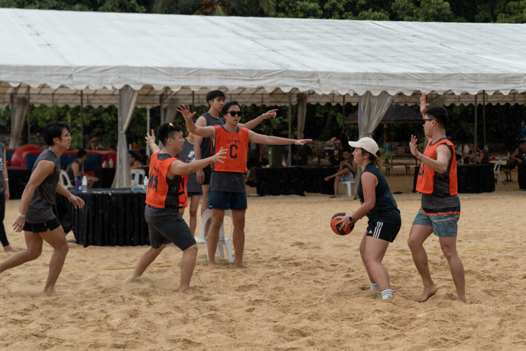 SITizens in action for Captain’s Ball, Frisbee, and Futsal.